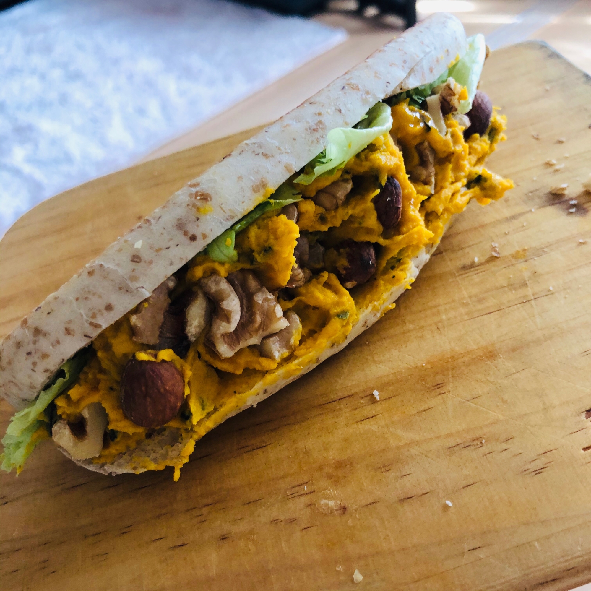 かぼちゃナッツハニーパニーニ