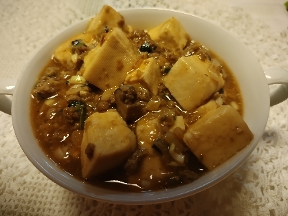簡単なのに本格的なお味でした!今後の我が家の麻婆豆腐はこれになりそうです!