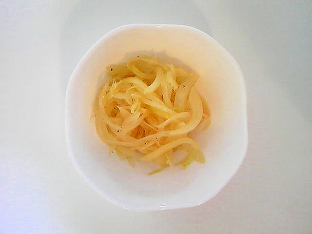 玉ねぎのごま油炒め
