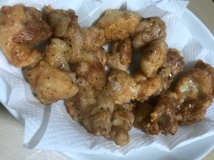 揚げずに揚げ焼き　鶏の唐揚げ