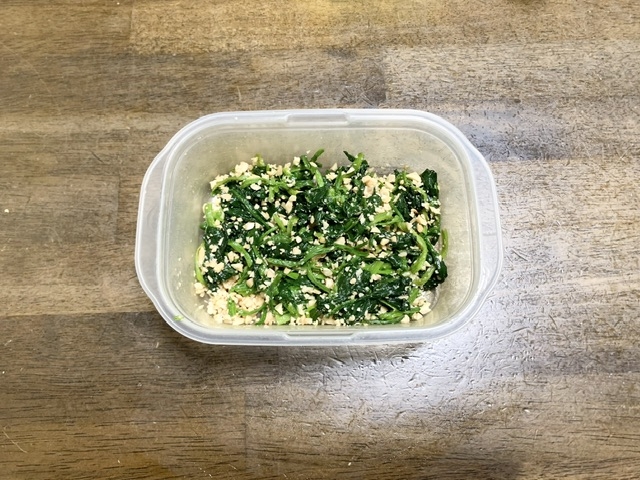 ほうれん草レシピ　ほうれん草のピーナッツ和え