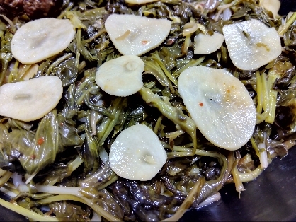 空芯菜＊にんにく辛炒め