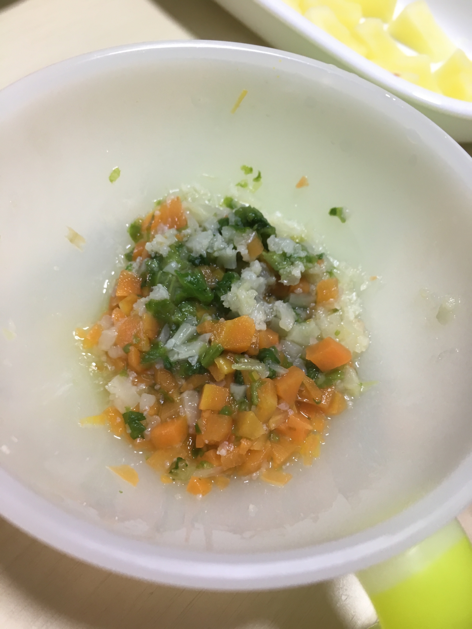 離乳食 カラフル野菜和え レシピ 作り方 By カピバラむーみん 楽天レシピ