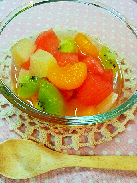 夏にぴったり カラフルな サイダーのフルーツポンチ レシピ 作り方 By ラズベリっち 楽天レシピ 夏にぴったり カラフルな サイダーのフルーツポンチ レシピ 作り方 By ラズベリっち 楽天レシピ