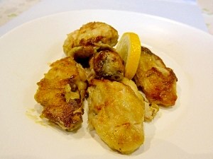 牡蠣の焦がしバター風味