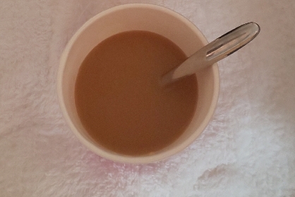 スキムミルクでカフェオレ