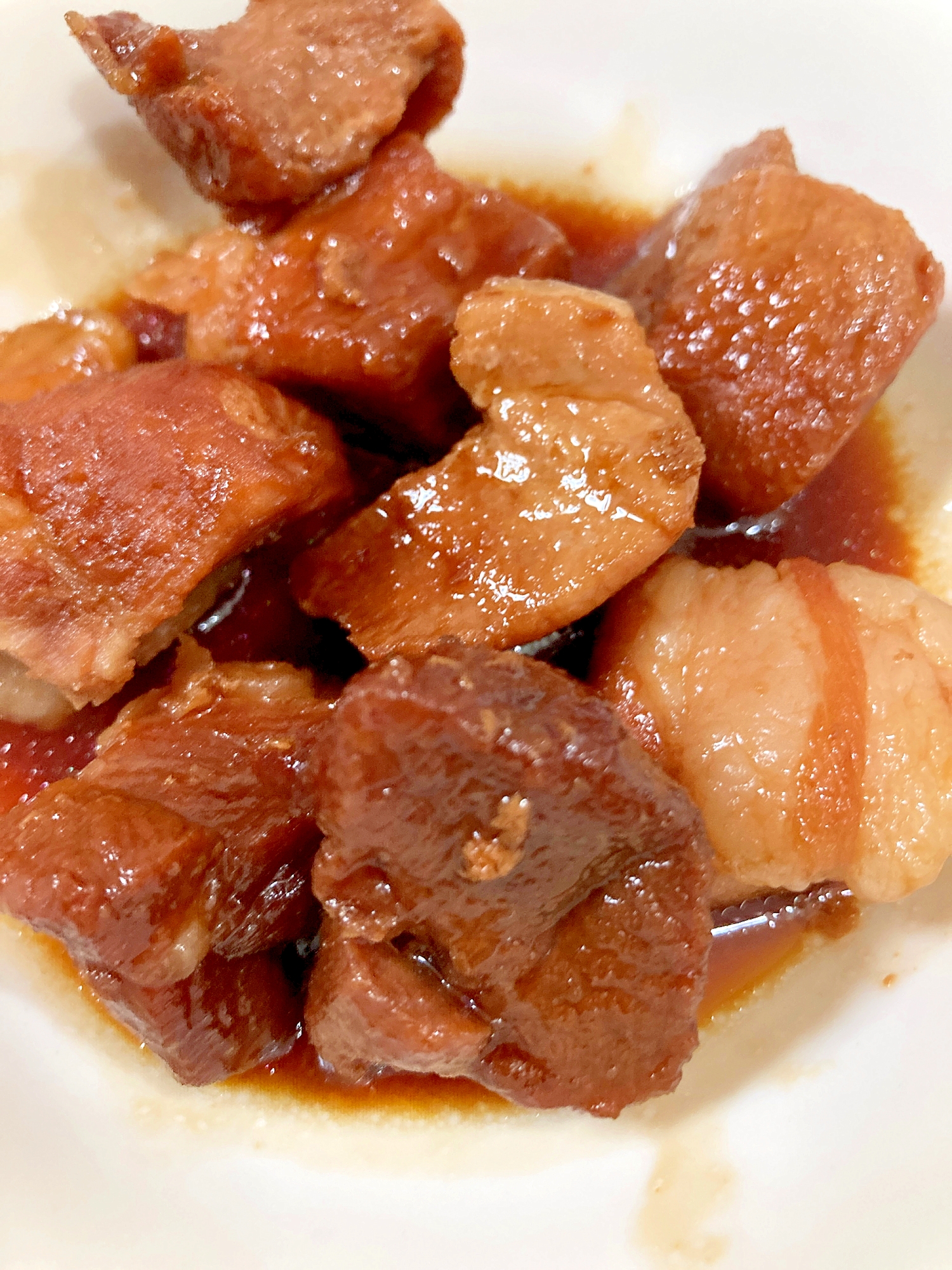 カレー用お肉で作る豚肉の角煮 レシピ 作り方 By 水玉模様 楽天レシピ