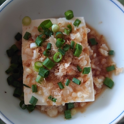 揚げない☆揚げ出し豆腐風冷奴