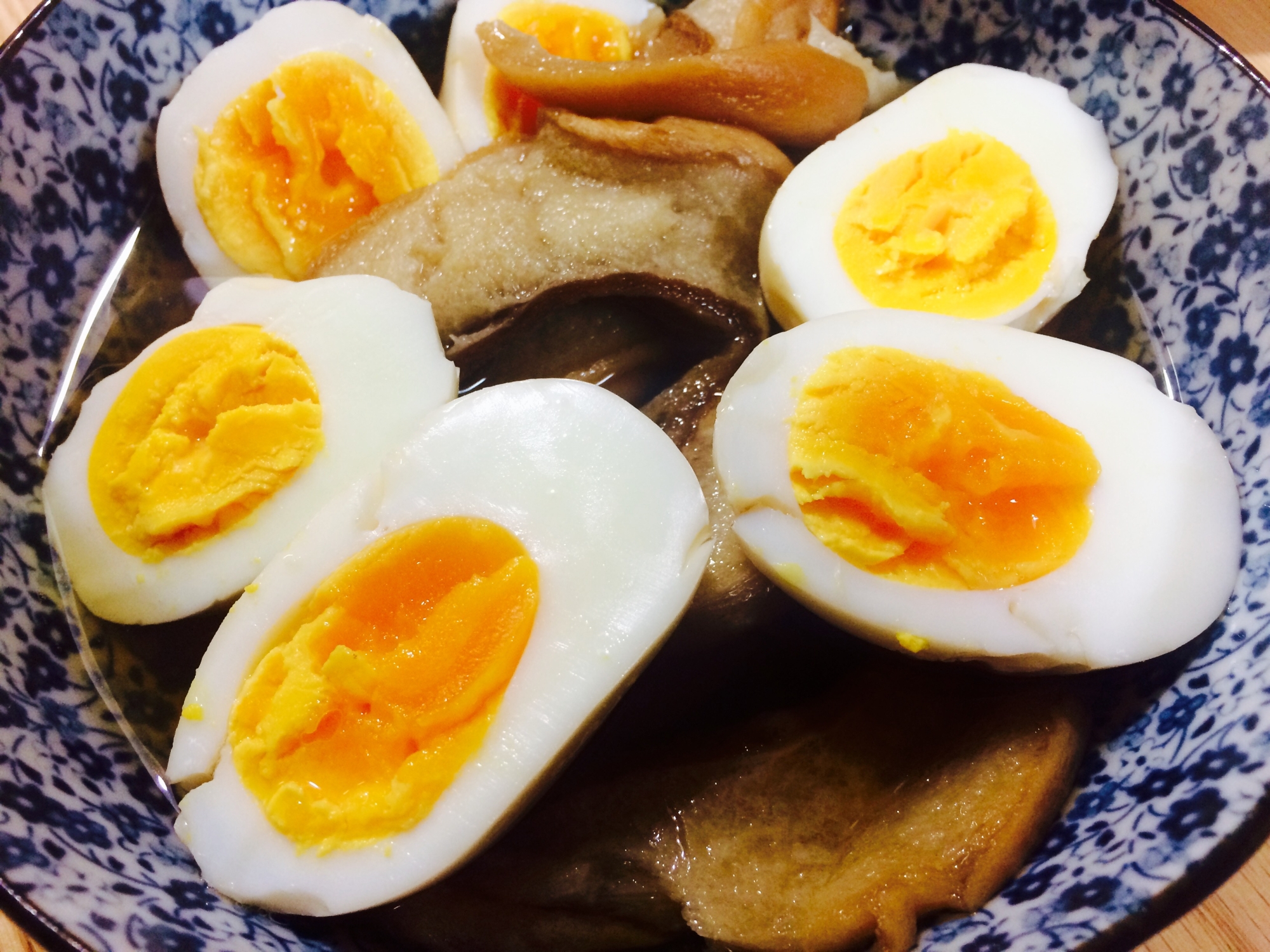 【ガサツ料理】車麩とゆで卵の煮物