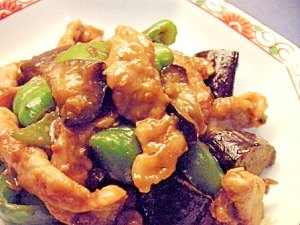 豚と茄子とピーマンの味噌ポン炒め レシピ 作り方 By 寝虎太郎 楽天レシピ