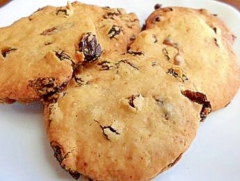 レーズンたっぷり さくさくクッキー レシピ 作り方 By Tbmrtb 楽天レシピ