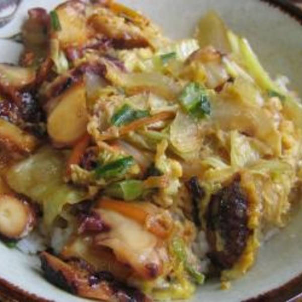 タコの卵とじ丼 レシピ 作り方 By あやgon 楽天レシピ タコの卵とじ丼 レシピ 作り方 By あやgon 楽天レシピ