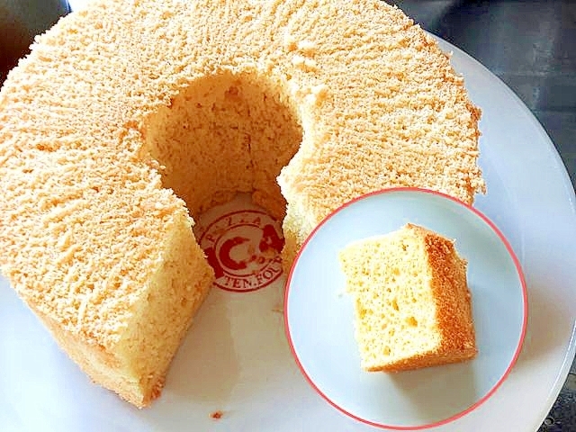 ふかふか!失敗知らずの豆腐シフォンケーキ♪