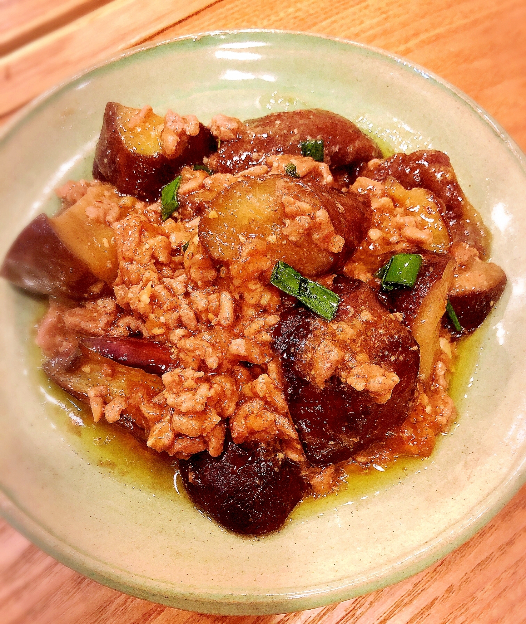 美味しい♡カレー風味の麻婆茄子☆