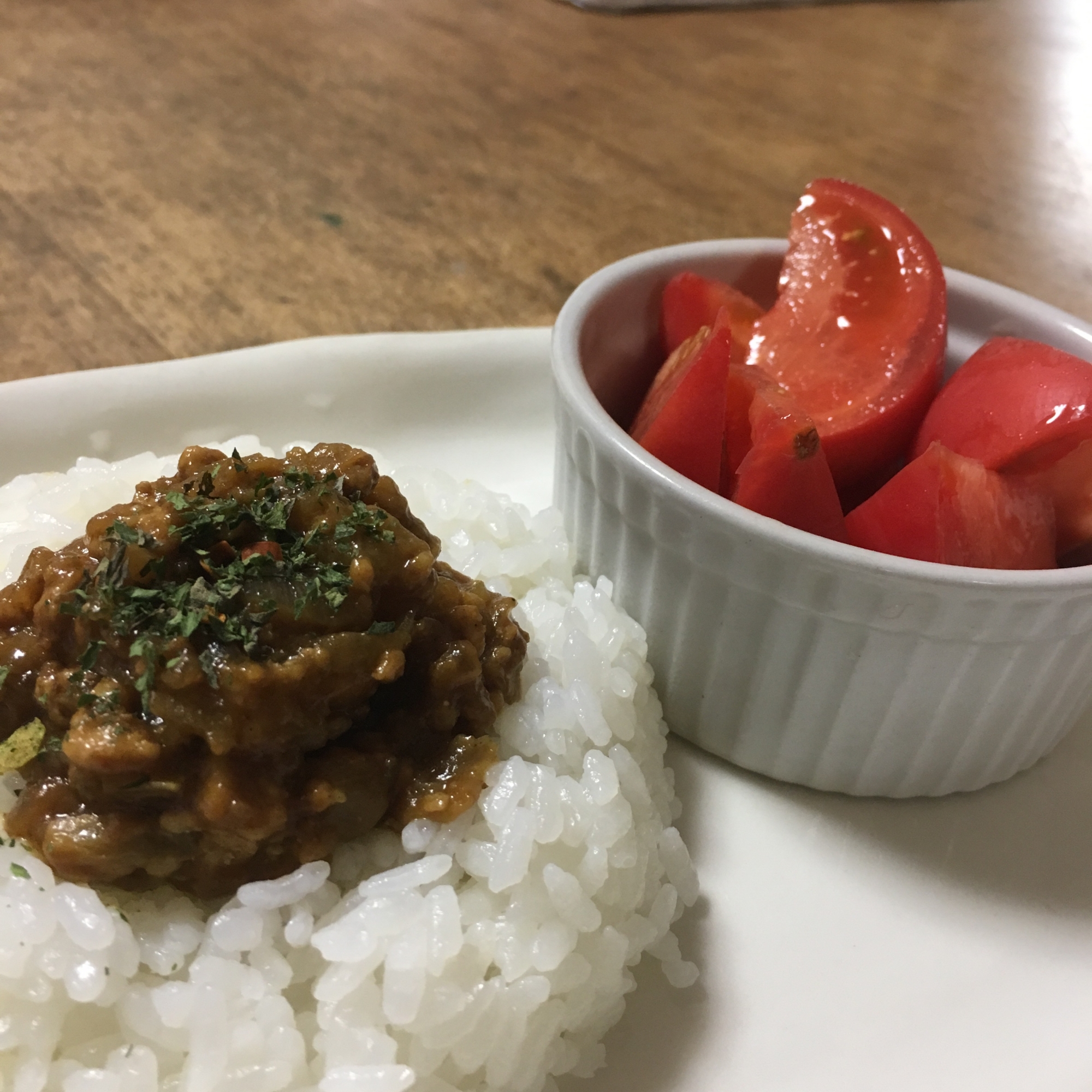 簡単キーマカレー！