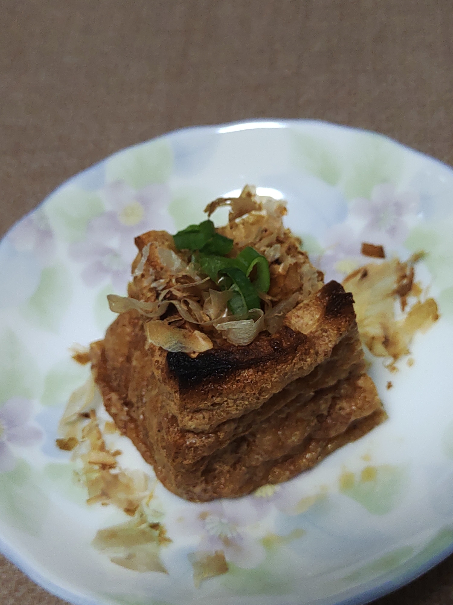 味噌風味厚揚げ焼き