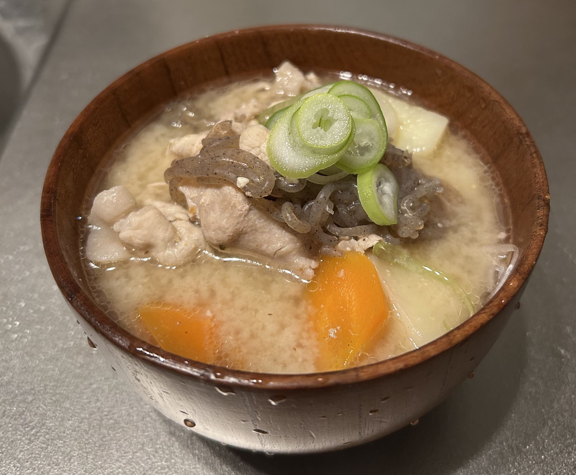 酒粕いり豚汁