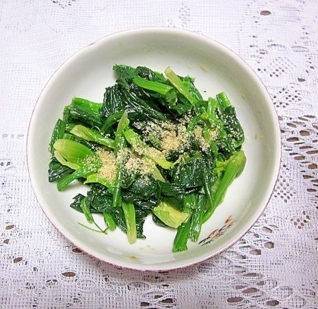ほうれん草のおひたし（みりん＆白だし） レシピ・作り方 by 林檎の木