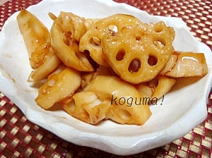 計量簡単!子供も大好きなレンコンのきんぴら