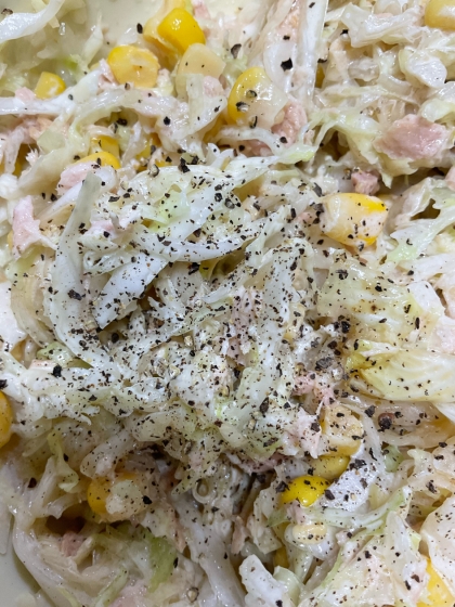 しんなり☆キャベツ・ツナ・コーンのサラダ