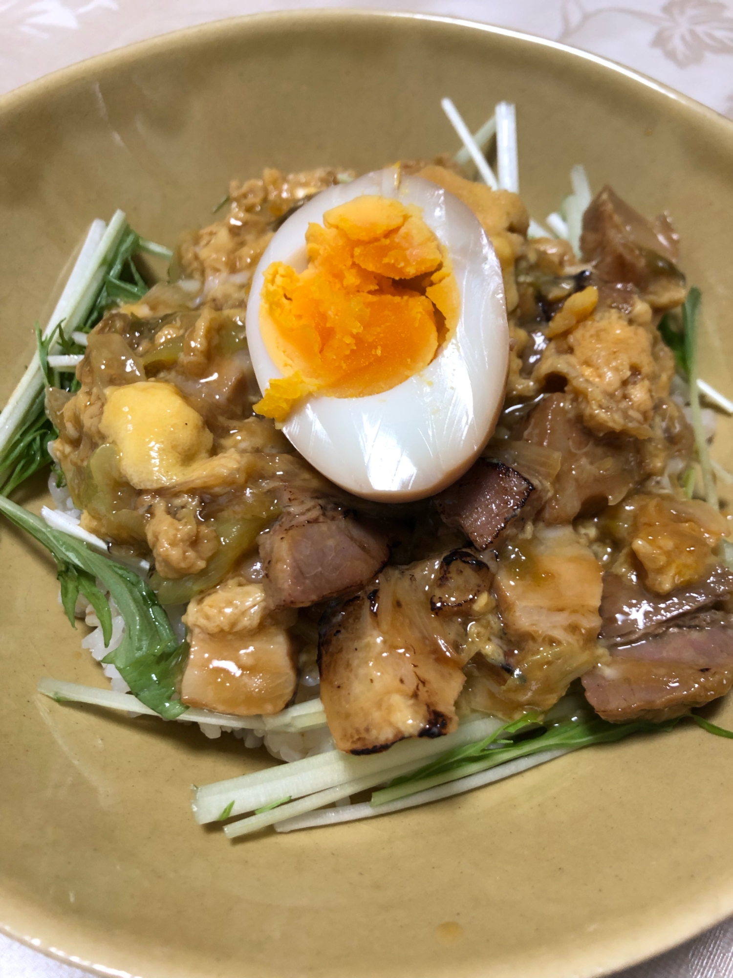 煮豚リメイク！焼き豚丼