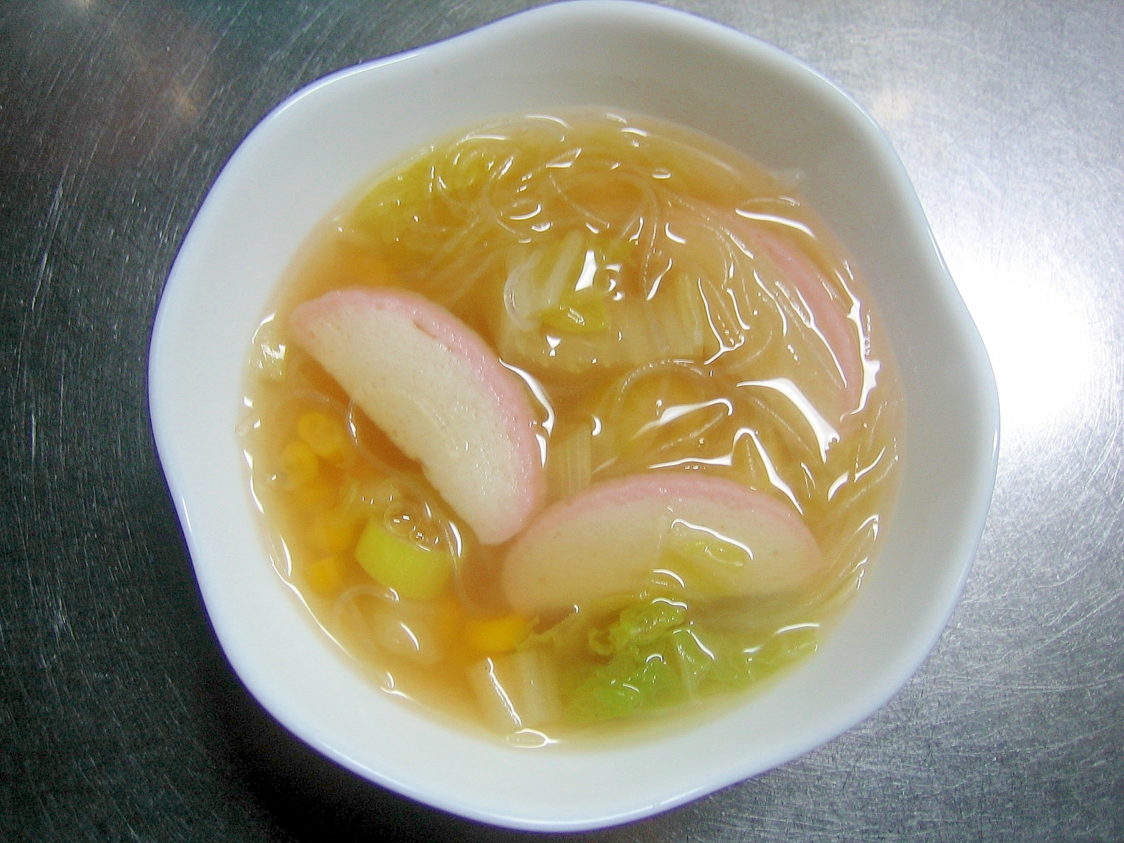 春雨＆かまぼこの野菜たっぷりスープ