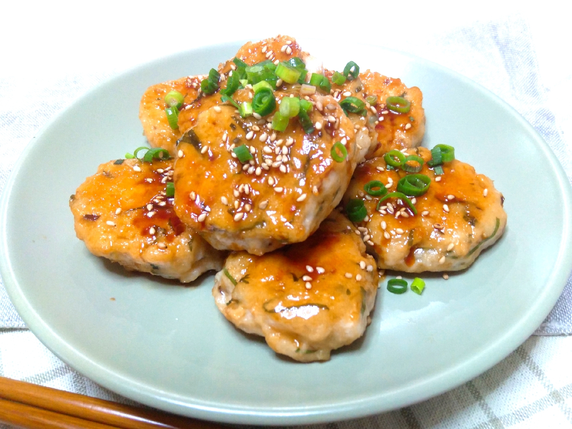 冷めても美味しい★山芋・蓮根のモチフワ♡鶏つくね