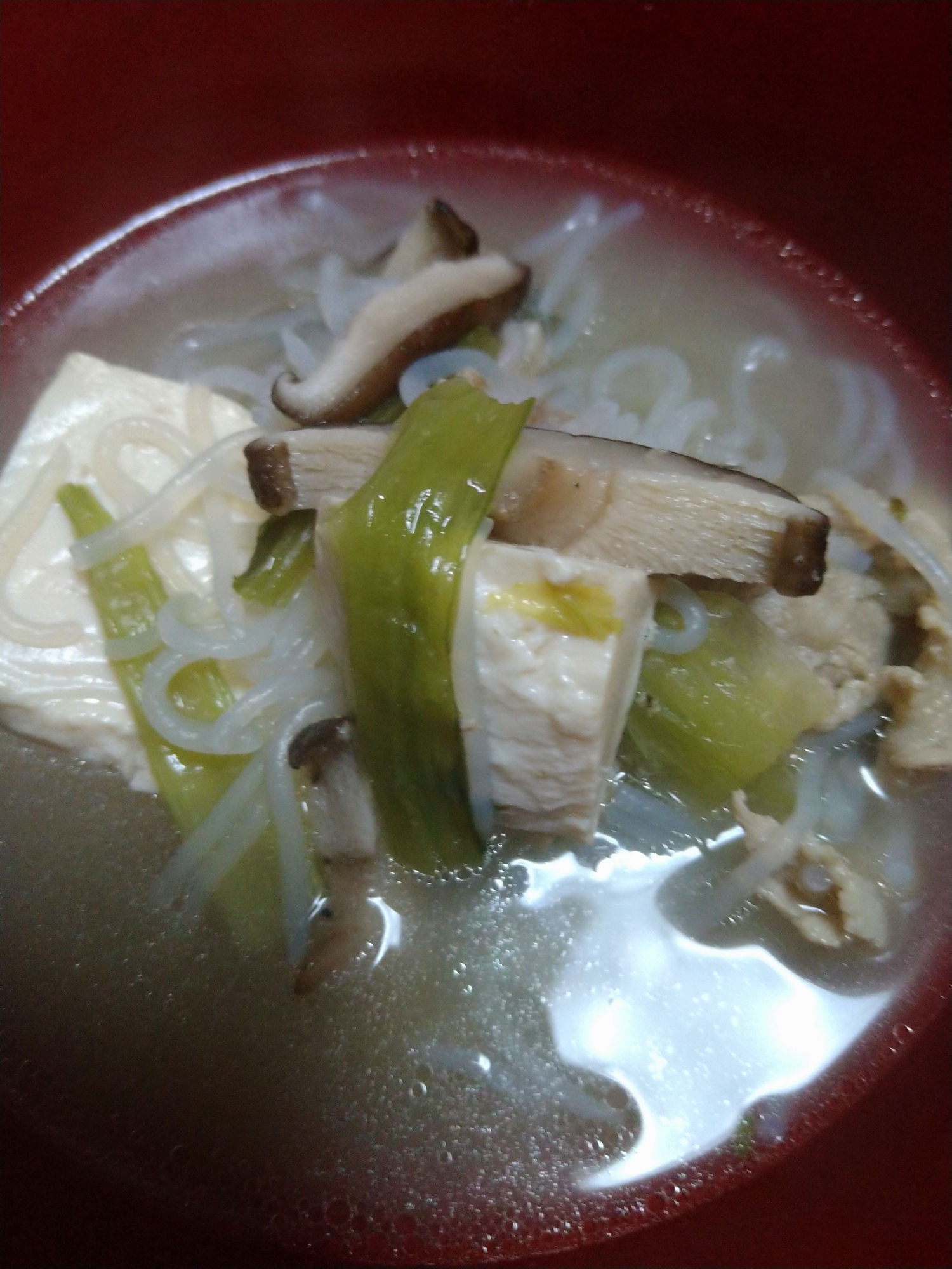 豆腐のおかずスープ煮