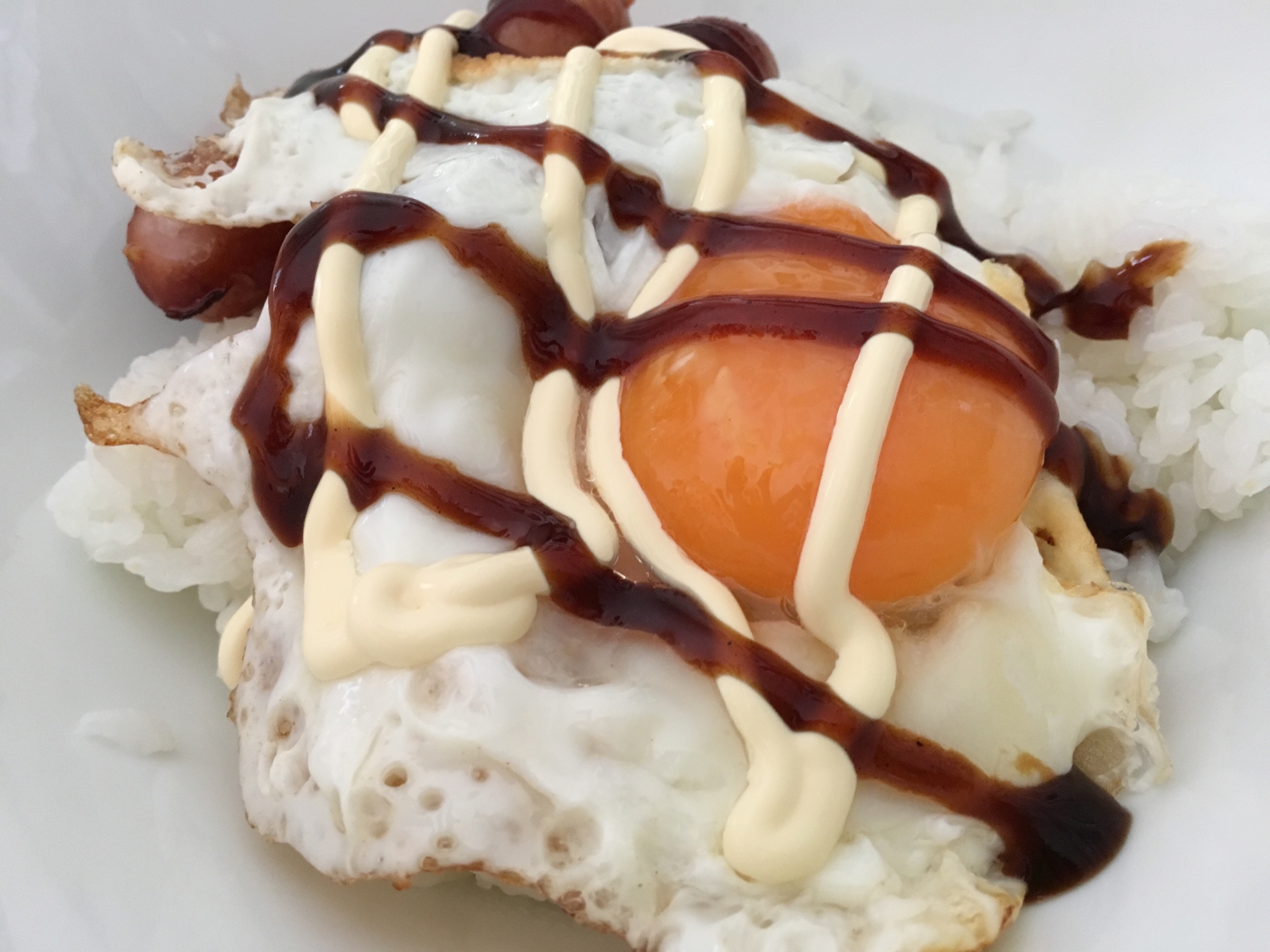 目玉焼き丼