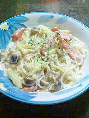 アレルギーっ子も一緒に食べられる♪豆乳ソースパスタ