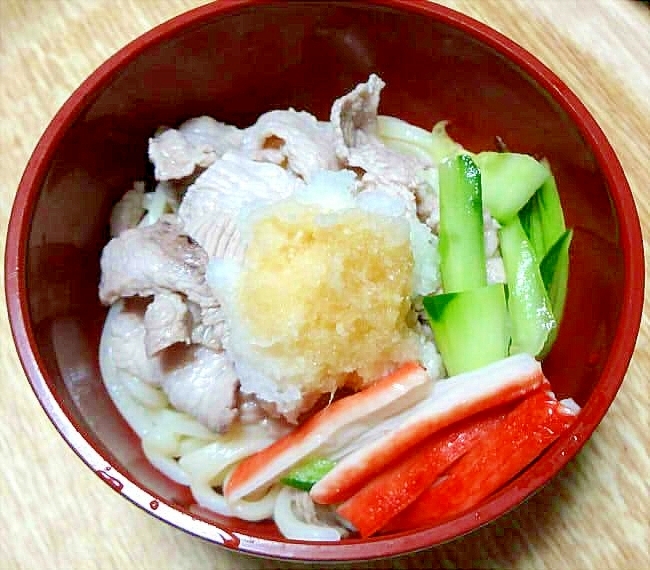 さっぱり美味しい冷やし豚しゃぶおろしうどん