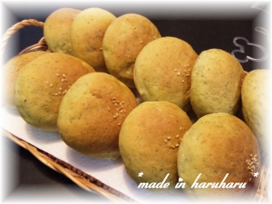 自家製茶葉で・・・お茶あんパン☆