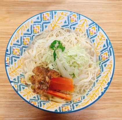 お好きな肉とキャベツでラーメン