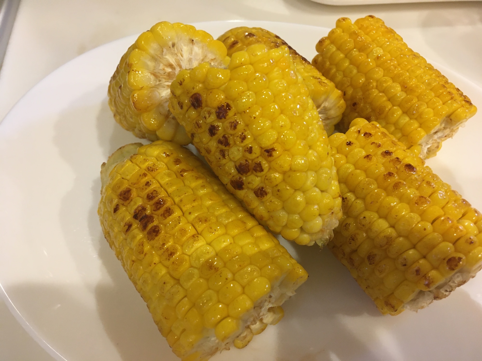 レンジ&フライパンで！焼きとうもろこし