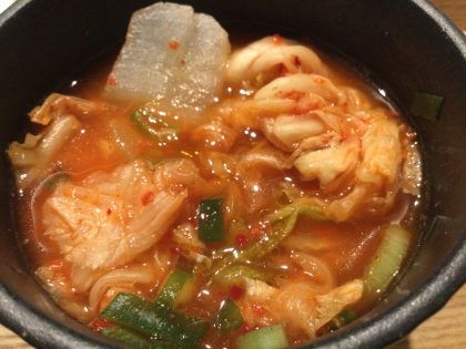 簡単♪豆腐と大根のキムチスープ