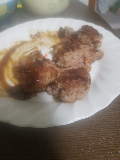 大きく焼きました。
子供に大好評でした。ごちそうさまでしたー。