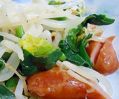 レンジで一品 ウインナーもやし