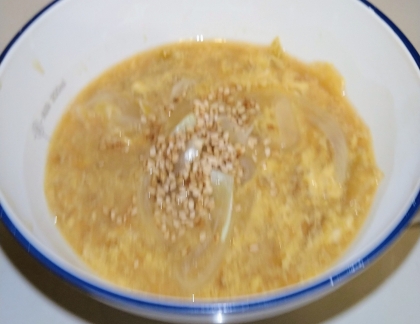 キャベツたっぷり☆卵とじ春雨スープ