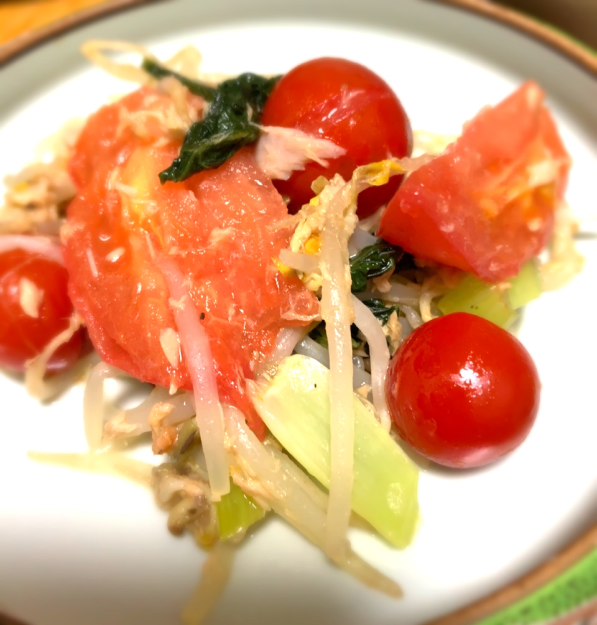 トマト救済!ツナ炒め