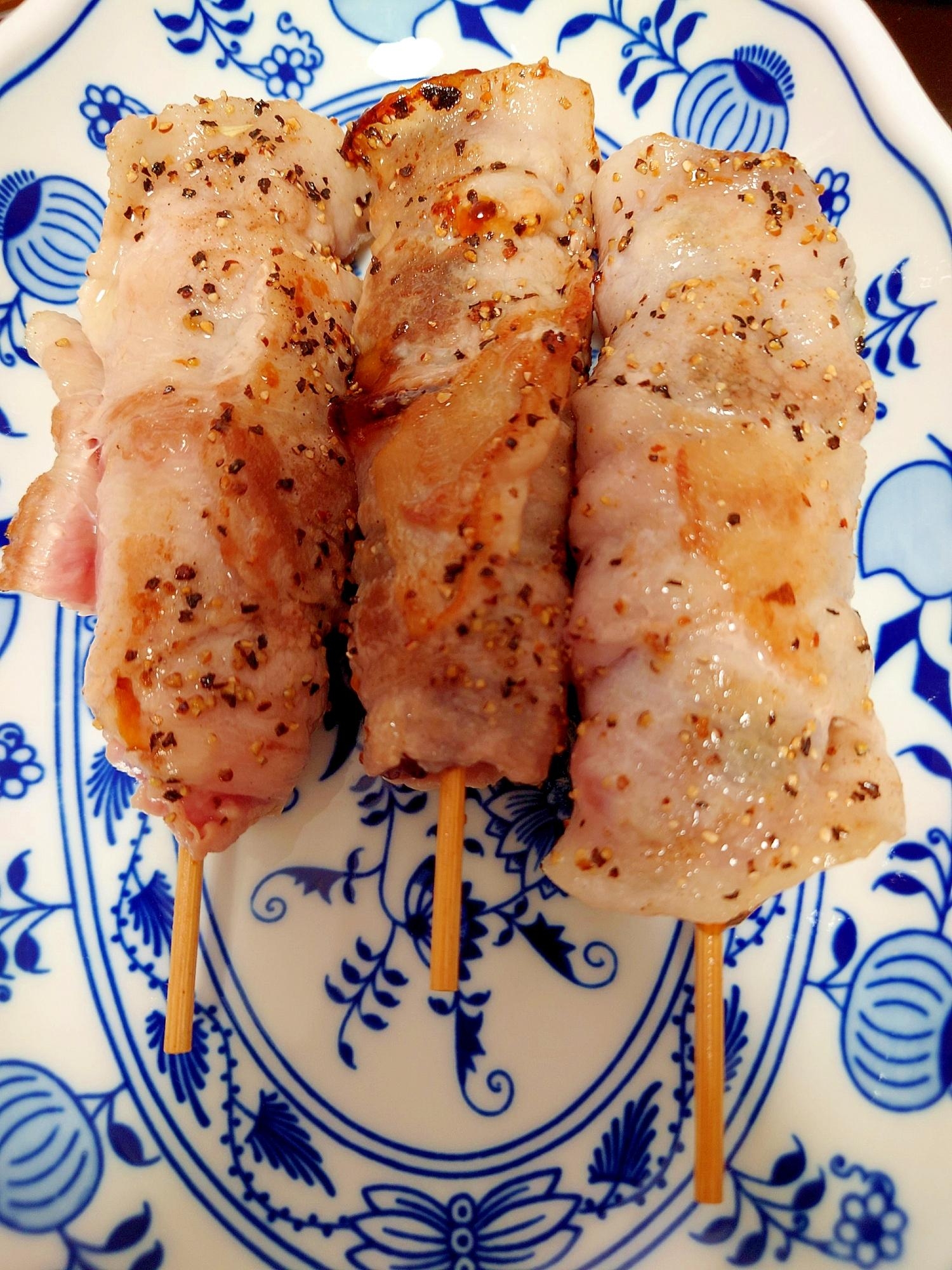 新しい食べ方★ みたらし団子の豚肉巻き