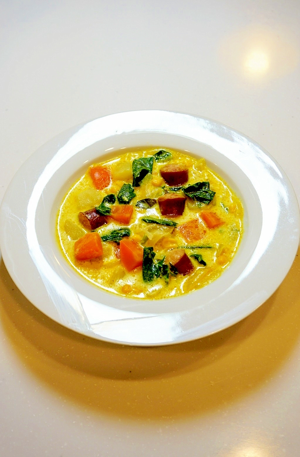 おもてなしに!たっぷり野菜のカレークリーム煮