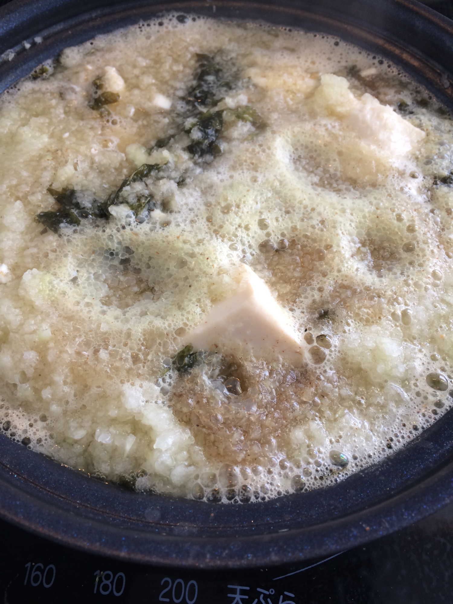 大根おろし、豆腐海苔鍋