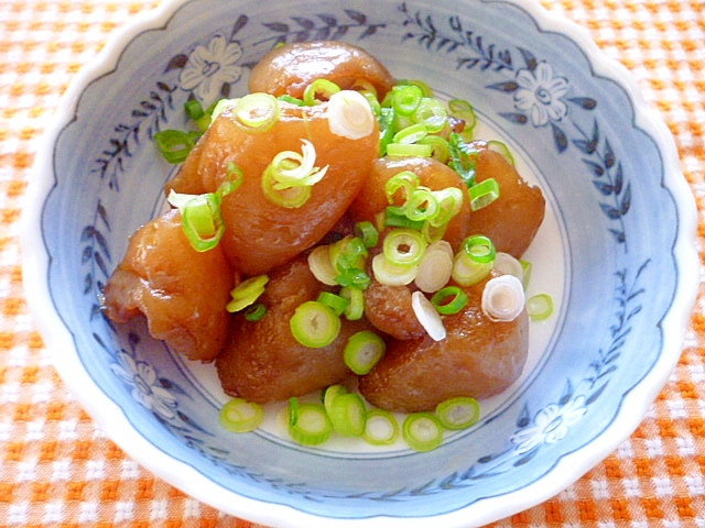 手作りコンニャクのさっと煮