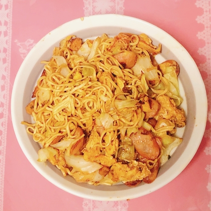 ソース焼きそば（ピーマン・玉ねぎ・キャベツ・牛肉）