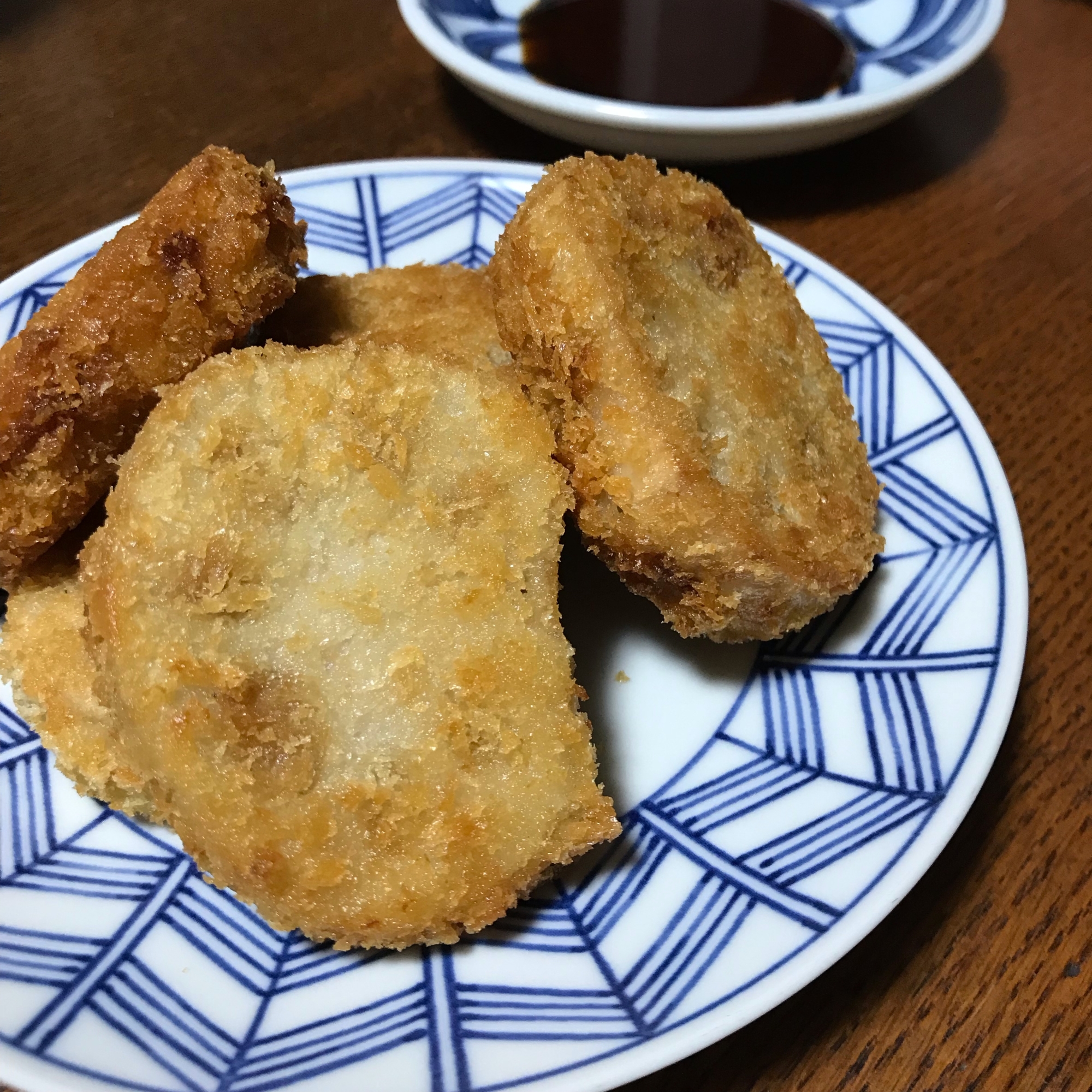 私の大好物★れんこんのはさみ揚げ