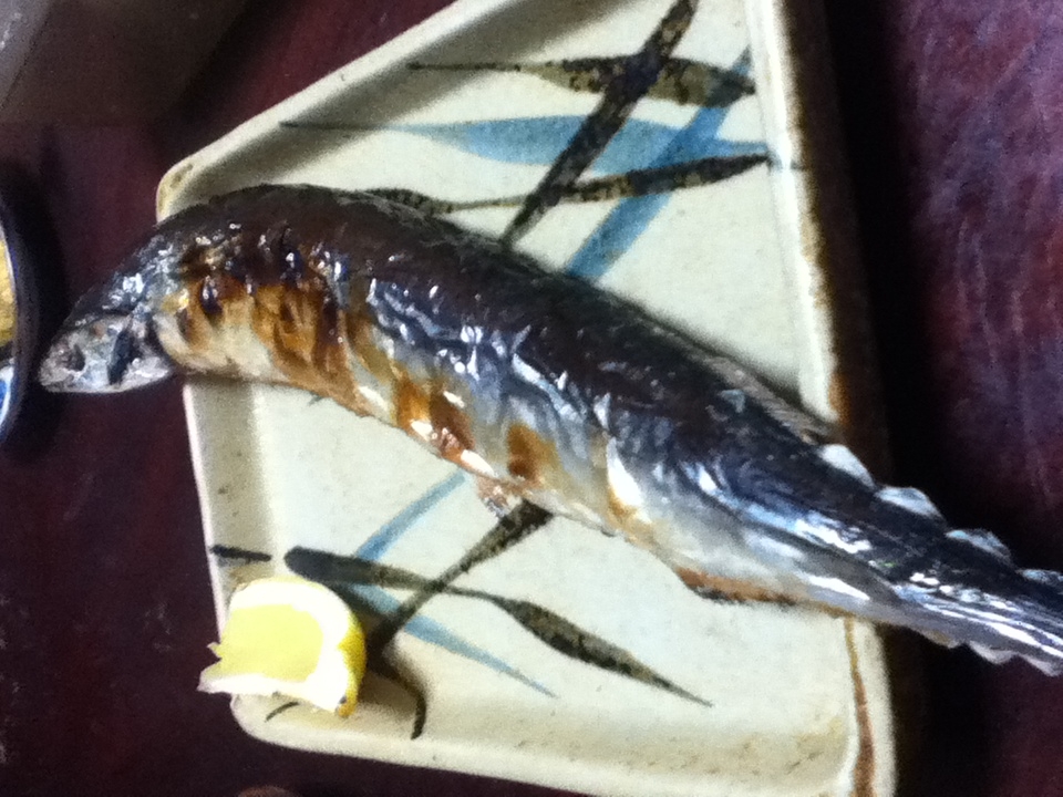 秋刀魚のガーリックパウダー焼き