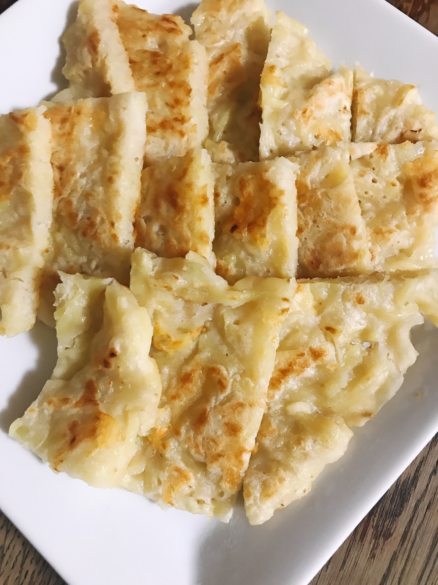 焼きそばの麺でチヂミ