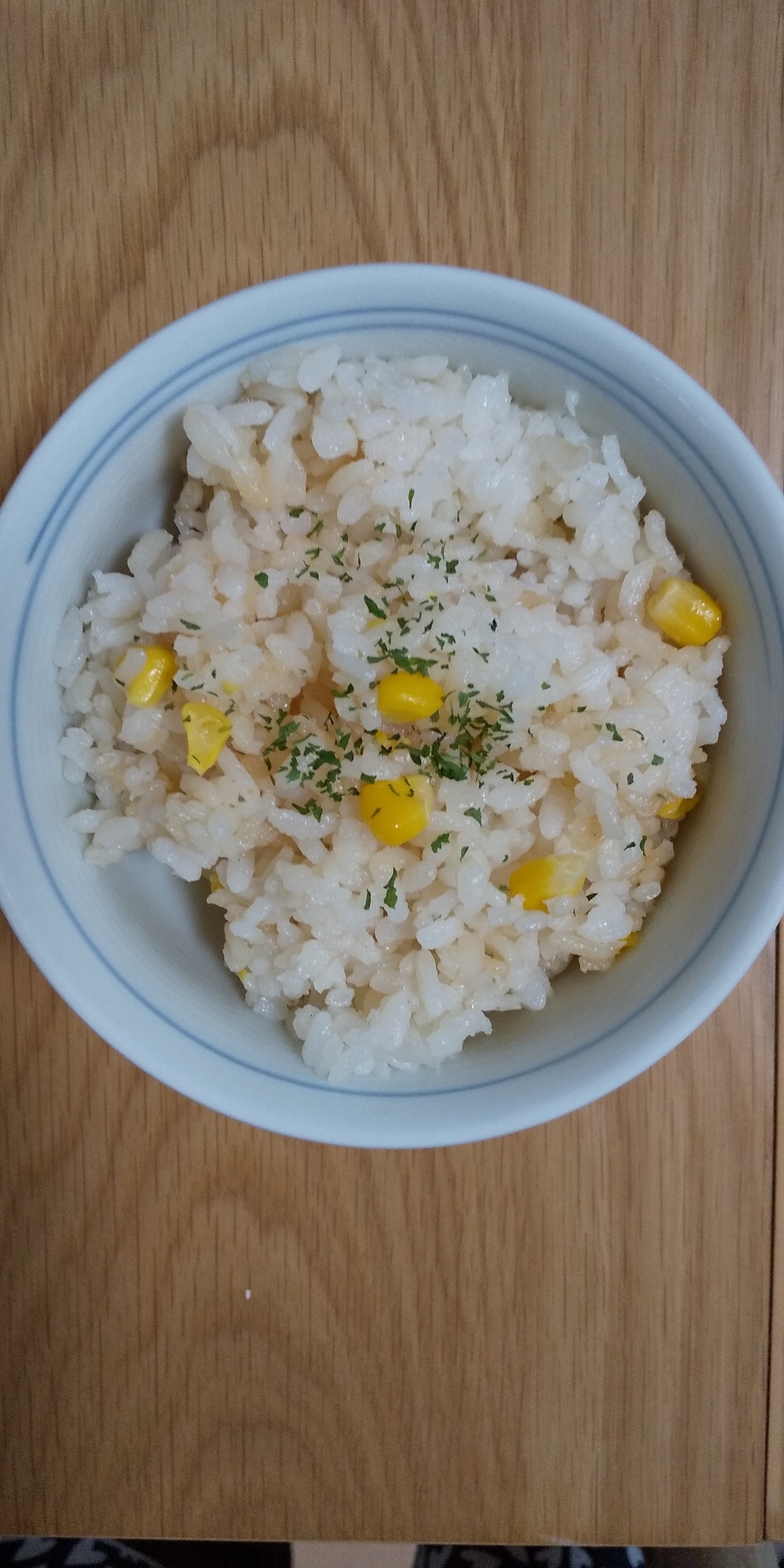 とうもろこしの中華風炊き込み御飯