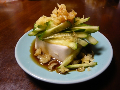 冷たいお豆腐と、とっても合いますね。旦那もおいしいと言ってパクパク食べてました。