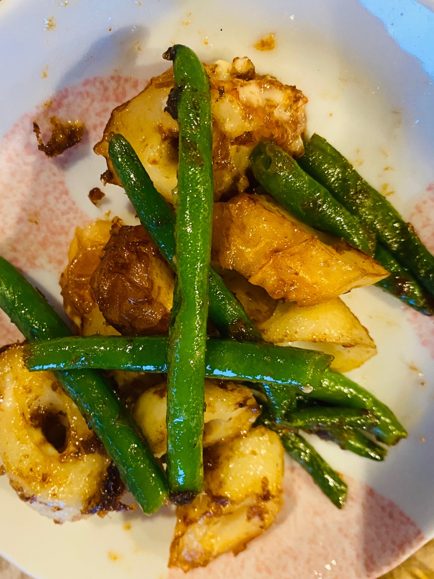 冷凍いんげんとちくわの鰹マヨ炒め レシピ 作り方 By Kimuキッチン O 楽天レシピ